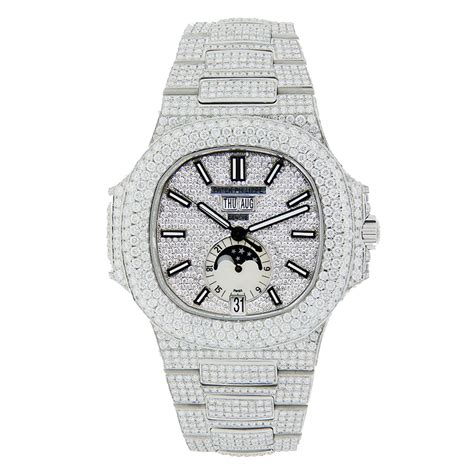 patek philippe diamond watches price|iced out Patek Philippe nautilus.